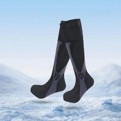 Electric Heated Socks Rechargeable Skiing Sock Fast Heating