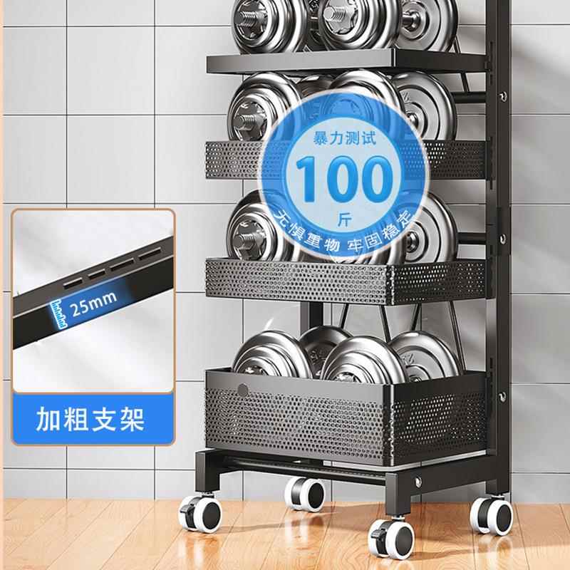 地落小推车物架蔬菜餐具可移动置多层储物锅具蔬菜架料卧室厨房调