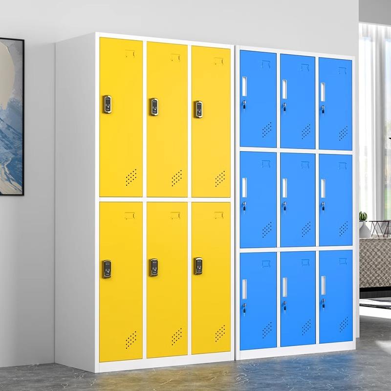 彩色更衣柜健身房感多锁存包柜员浴室游泳馆门应换衣16831458柜工