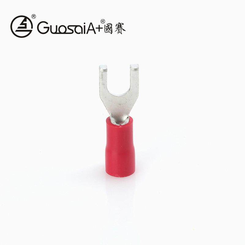 供应PVC护套折角叉形端子FSV1.25-4冷压接线耳凸缘端头
