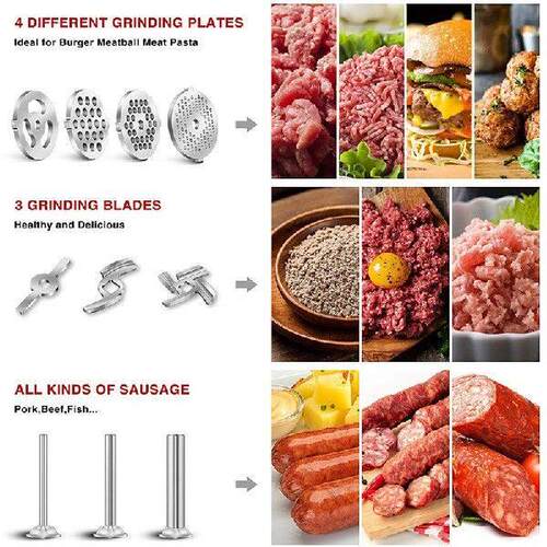 LUDA 1 Set Metal Food Grinder Attachment For Kitchenaid