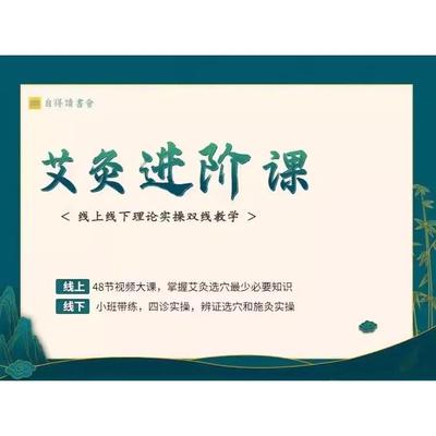 南岛艾炙进阶课 六经辨证入门 2023年丨零基础学《伤寒论》壬寅年