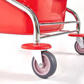 新美达双桶榨水车分离式 桶墩布桶手挤水洗拖把桶压挤水器保洁车