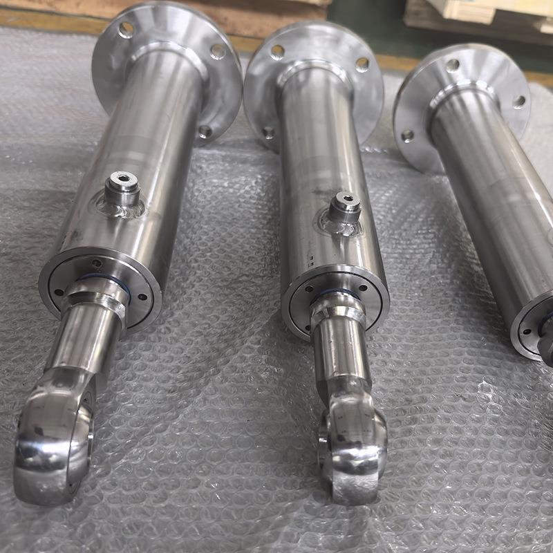 63/35-378不锈钢上料液压缸非标定 制双耳工程油缸单双向升降油缸