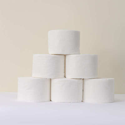 爱柔洁面巾一次性洗脸布F纹6卷一包棉柔巾美容院专用全棉洗脸巾