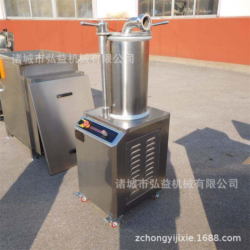 双管腊肠灌肠机糯米肠双路液压灌肠全套设备自动灌肠打结机