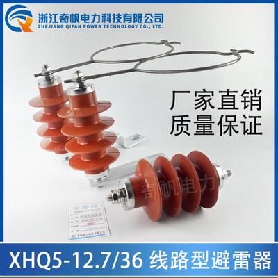 户外高压XHQ5-12.7/36 线路型氧化锌避雷器 10KV间隙过电压保护器