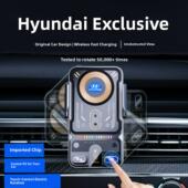 适用于现代途胜名图伊兰特IX25悦动索纳塔领动无线充智能手机支架