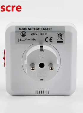 24 Hours Mechanical Programmable Plug in Timer Switch Smt
