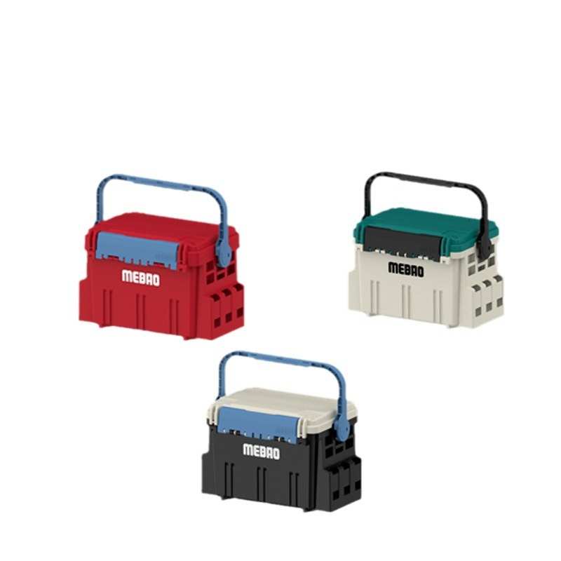 明邦路亚便捷式路亚箱单层500大容量钓箱多功能户外便捷钓箱新款