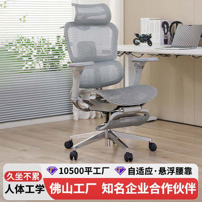 人体工学椅护腰老板椅家用可躺可调节电脑椅久坐舒适不累办公椅