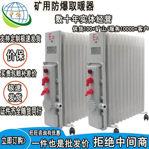 中亿矿用防爆取暖器煤矿防爆油汀NZHE-2/127矿用防爆电暖器