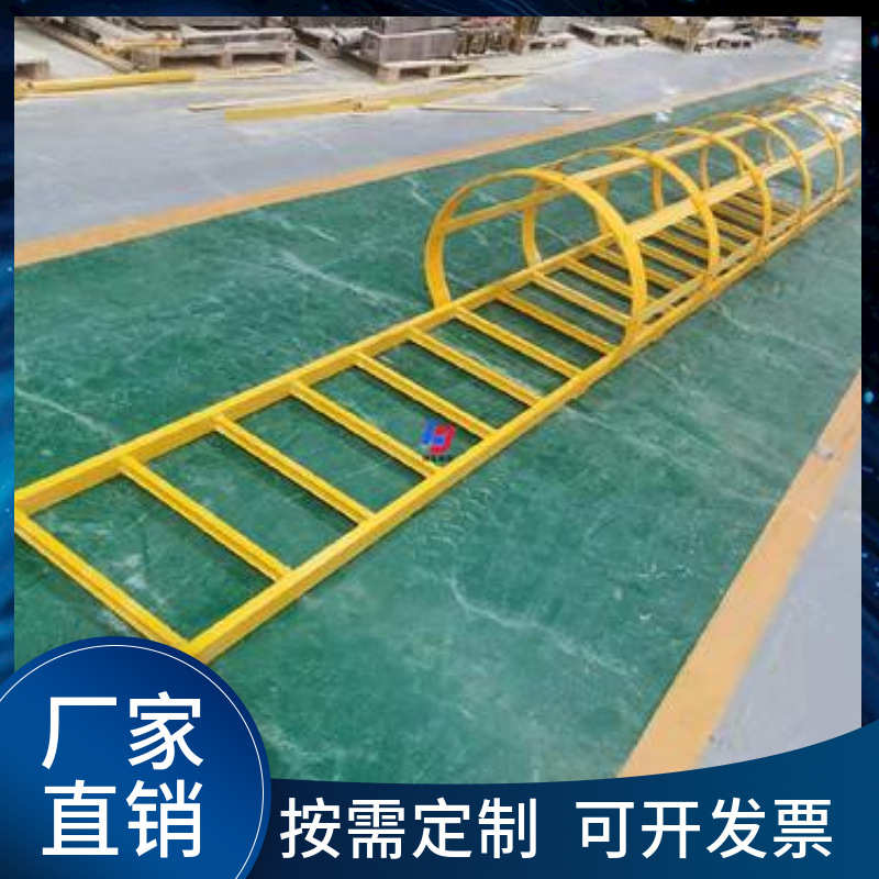 热镀锌钢直爬梯安全护笼外墙检修基坑垂直消防爬梯护栏