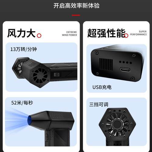 直销新款暴力扇手持风扇充电式迷你户外手持小风扇充电款电动家用