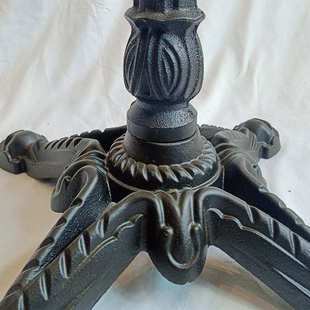 简约虎爪铸铁餐桌支架咖啡厅餐桌脚底座奶茶店桌子腿梯级四爪桌脚