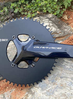 PASS QUEST R7000 R8000 DA9100公路车正负齿单盘封闭牙盘 BCD110