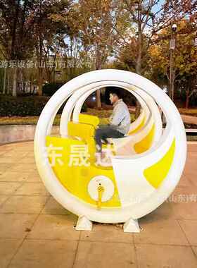 户外虚拟骑行发EVS光单泉车脚蹬电喷单车公园广场健发游乐身设备