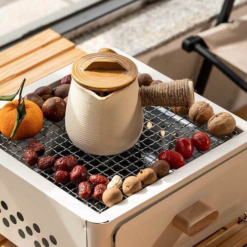 Barbecue grill charcoal stove outdoor camping cookware