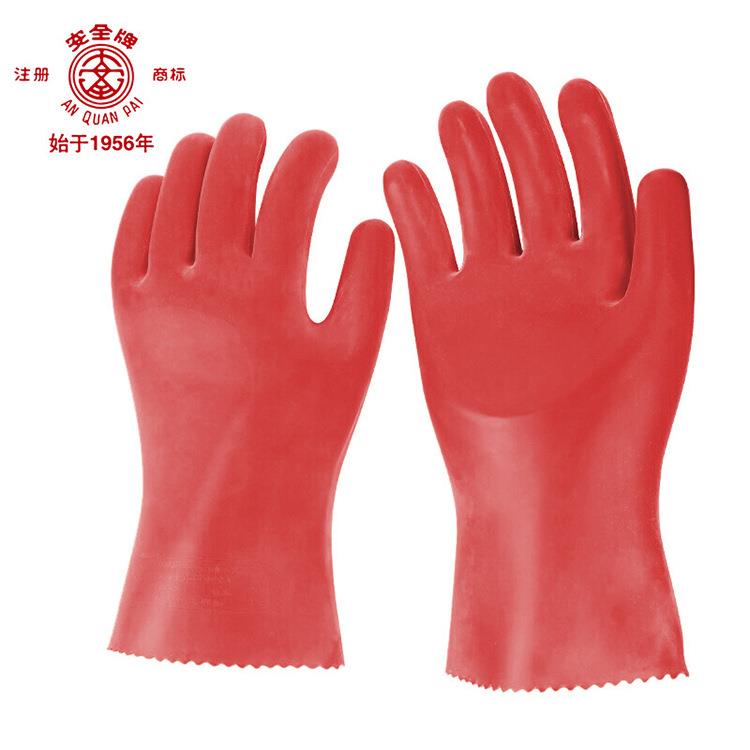 天津双安绝缘手套.5k2v指带电作业舒柔适五型弹性软天然橡DOB胶手