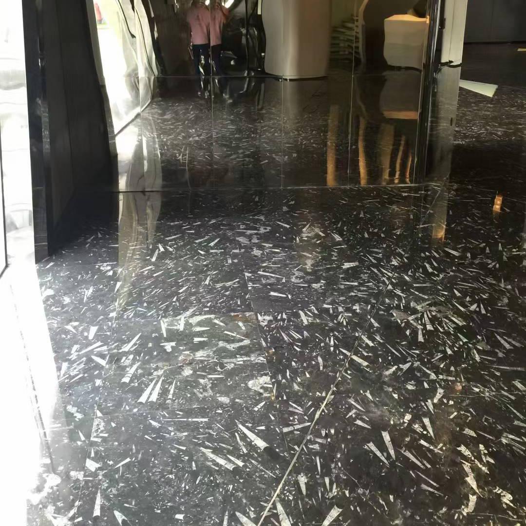 海螺天珠大理石餐桌橱柜面 天然石材地板楼梯踏步室内装修