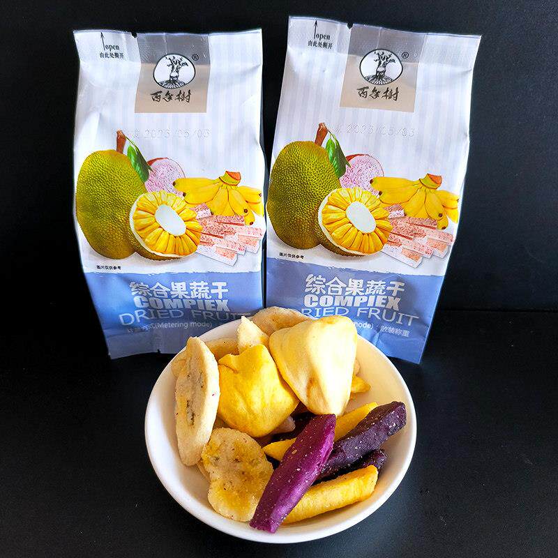 百年树榴莲干芋头条香菇脆即食干脆片蔬果干零食网红休闲办公食品