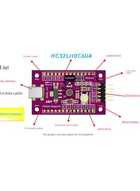 HC32L110C6UA开发板HC32L110C6UA核心板HC32L110开发板HC32核心板