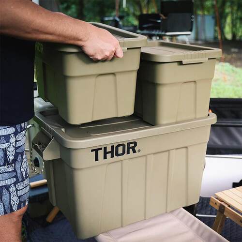 thor收纳箱大容量衣服整理箱家用床底塑料索尔箱子车载后备箱带盖