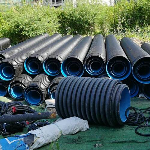 联塑厂家HDPE双壁波纹管大口径市政排污排水管 排水双壁波纹管