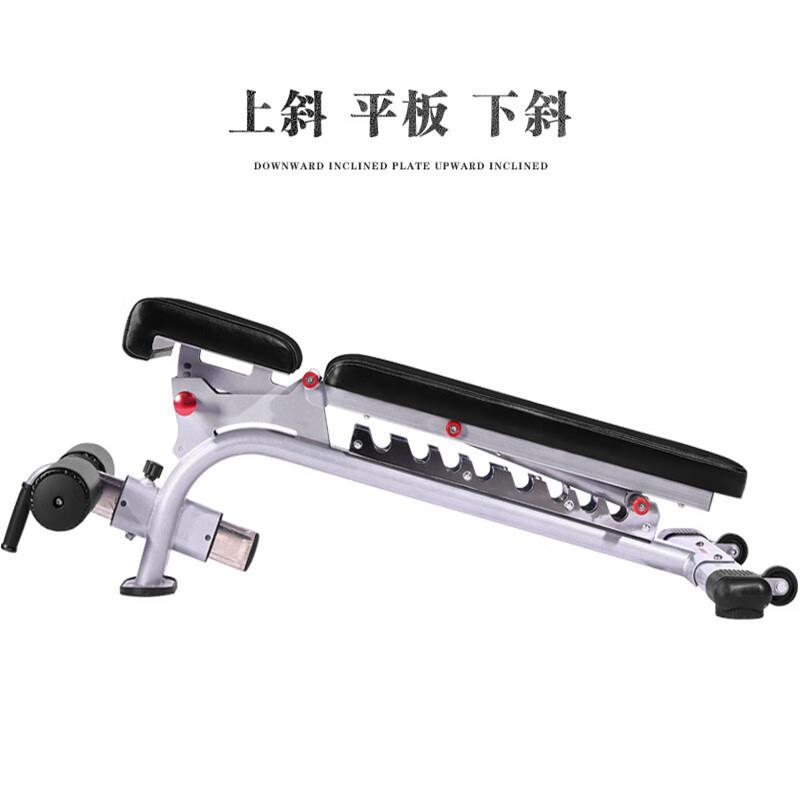 多角度铃凳专可调推健身椅业飞鸟卧凳腹肌下哑斜多功能训YLD-1练