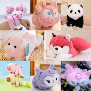 羽毛球拍挂件饰品拍柄握把毛绒公仔小浣创意网球偶情侣球搭子