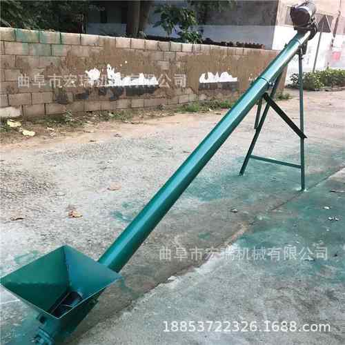 干粉水泥石灰管式螺旋输送机 干粉腻子粉提升上料机 散沙装车用