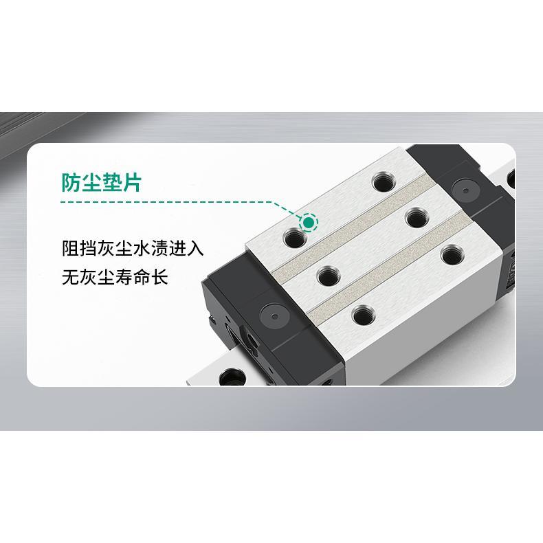 滚柱重载直线导轨滑块RGH/RGW30/35/45/55CACC滑轨线轨方型法兰型