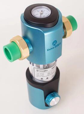 利尔lis夹子家hir前置舍过滤器家用自动转中洗不锈钢滤网央可拆洗