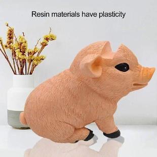Pig Decor Glasses Holder Cute Pig Glasses Stand Resin Pig