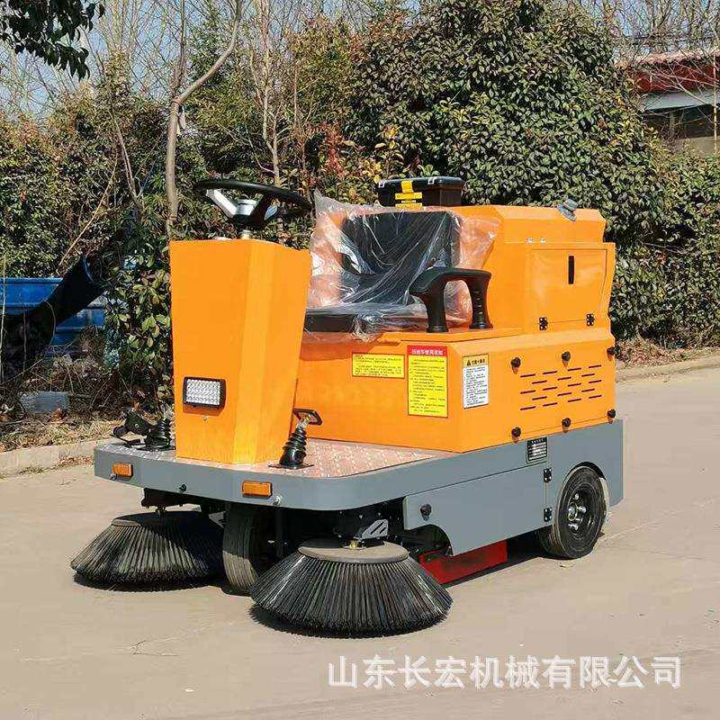 驾驶式雾扫地车景区炮粉尘道树叶电动清扫车学ZXX校路公路园电动