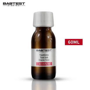 德国babtest18-72达因液电晕液表面能张力测试液48dyne红色60ml