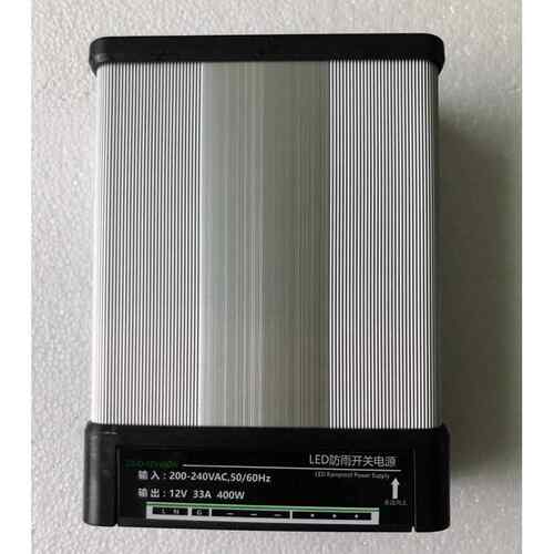 LED12V400W防雨防水开关电源户外招牌广告灯条模组发光直流变压器