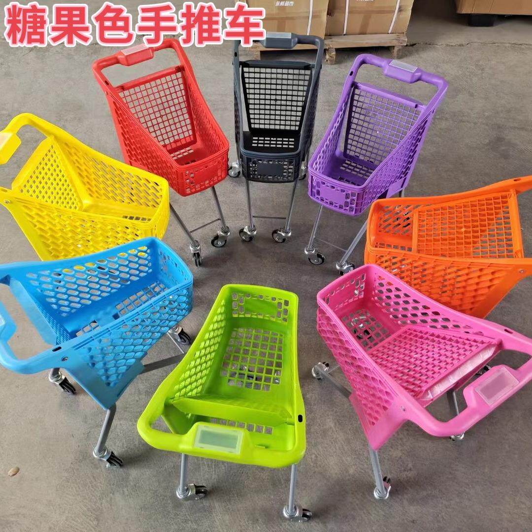 新款超儿童物小推市车儿购621童游乐过家家金属推园车夹娃娃玩具