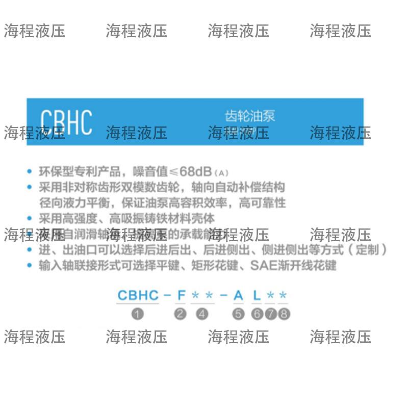 CBHC系列齿轮油泵单联泵C齿轮泵