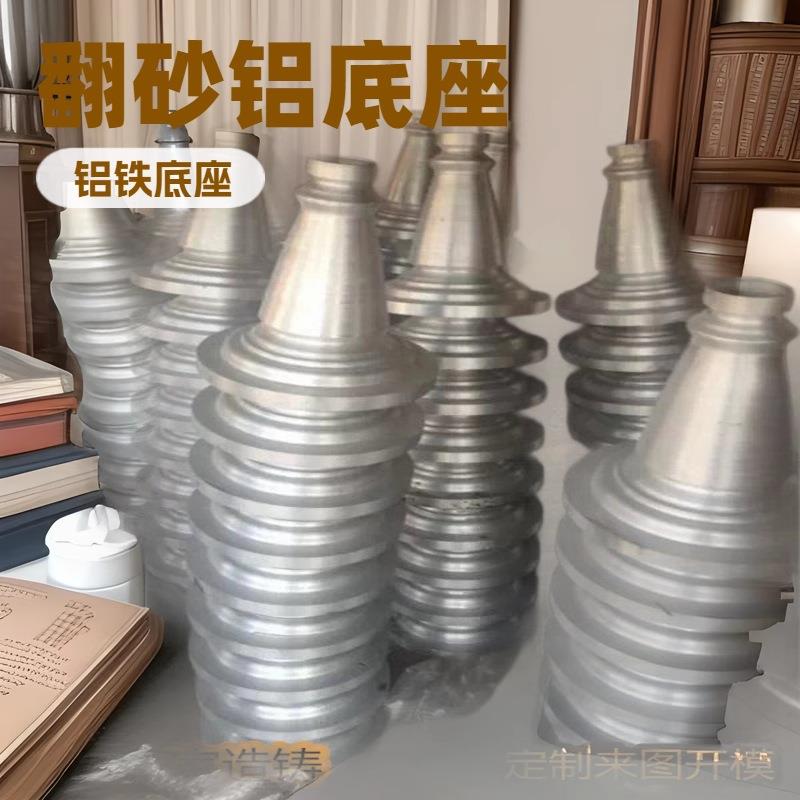 户外路灯铸铁铸铝底座 广告标识牌罗马柱 灯具底座路灯底座