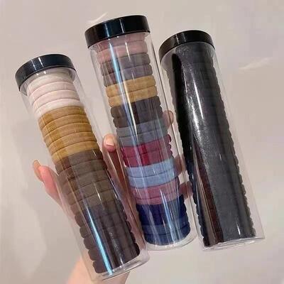 Seamless hair ties with high elasticity, suitable for adults