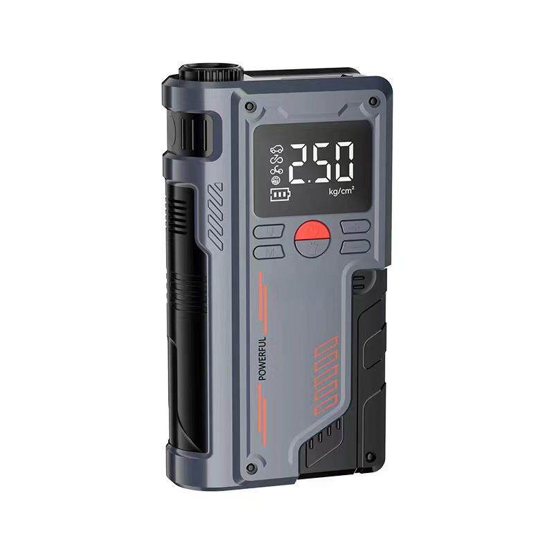 汽车应急启动电源充气泵一体机车载电瓶紧急多功能搭电宝神器12V