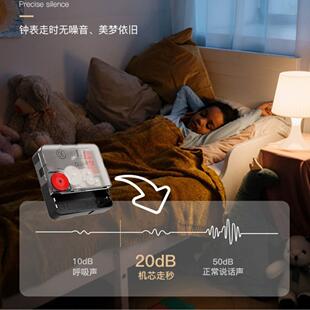 B143奶Z油风摆挂摇钟客厅线条小狗时钟挂墙创意音静餐厅钟表钟表