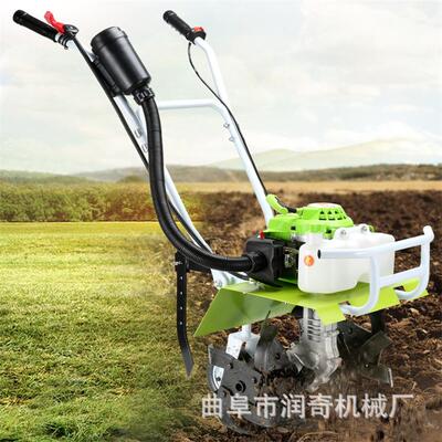 汽油微耕机旋耕机农用小型耕地机果园开沟机翻土除草松土犁地机