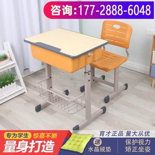 儿童学习桌椅育才小学生课桌椅套装家用写字桌升降书桌培训班学校