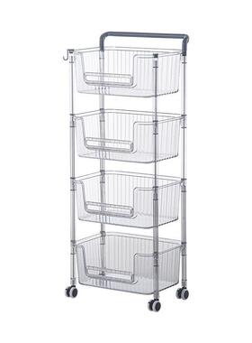 G3V透推车客落地置物架多层收小纳卫生间厨房卧JLT室移动厅浴室明