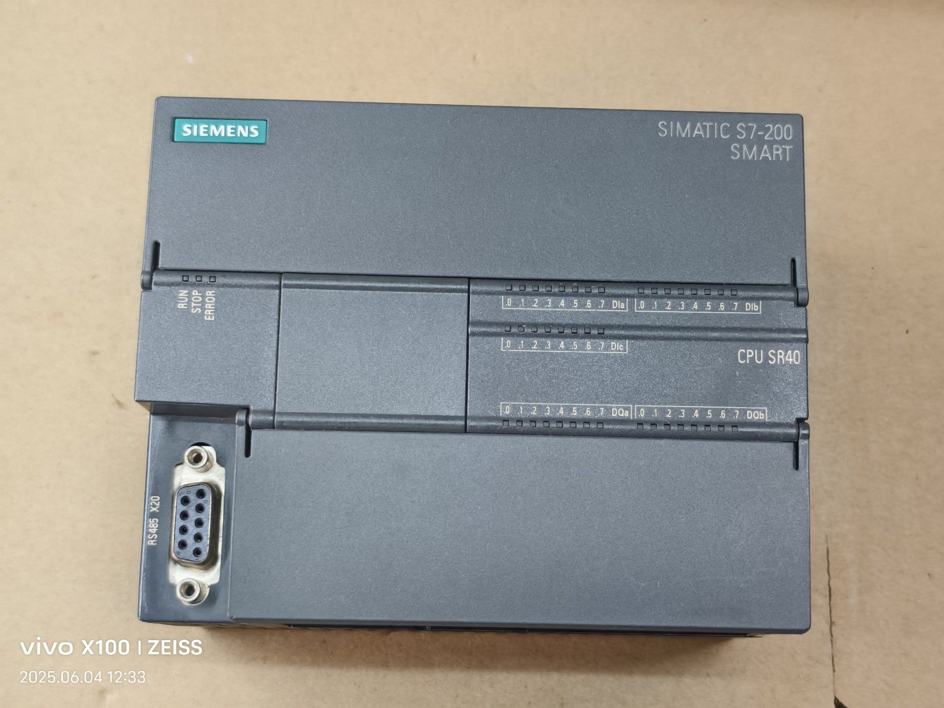 西门子PLC200 SMART  CPU SR40  6ES