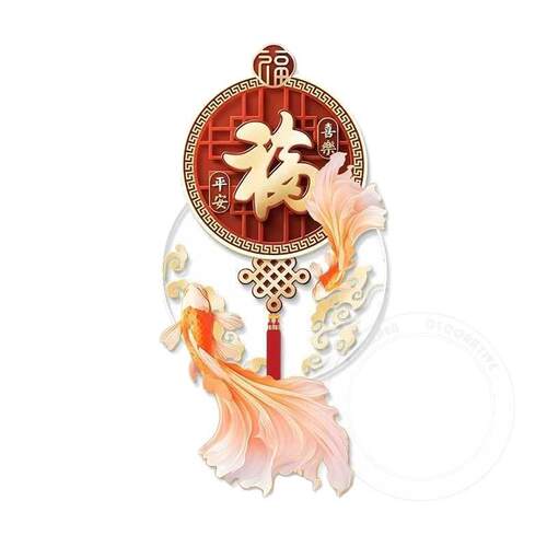 福字led带灯轻奢入户玄关装饰画走廊过道挂画壁画简约现代高级感