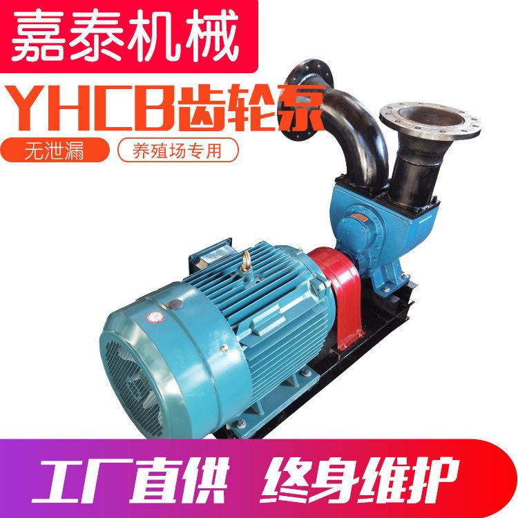 yhcb大流量柴油输送泵粪便输送无堵塞洒水车汽油卸车圆弧齿轮泵