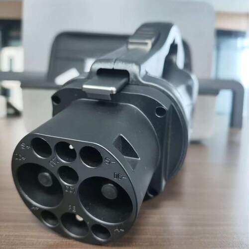 ST-E063 CCS2转GBT国标直流充电桩取电转换器快速充电转接头插头